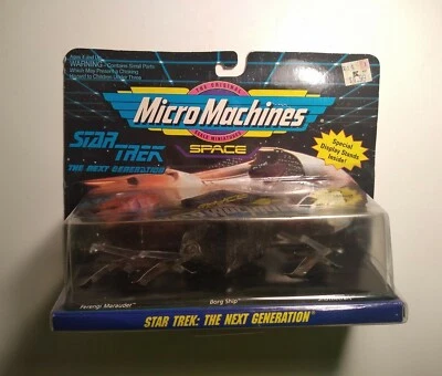 STAR TREK: THE NEXT GENERATION Micro Machines Set Borg Ship Collection #4 NEW - Image 1 of 3