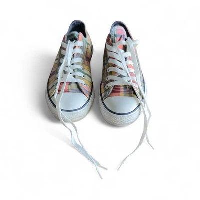 Converse Chuck Taylor Low Top Plaid  Men’s 6 Women’s 8 - Image 1 of 4