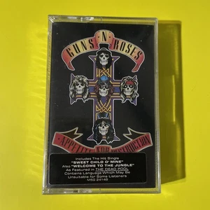GUNS N’ ROSES appetite for destruction NEW PROMO US CASSETTE W/DEADPOOL HYPE - Picture 1 of 3