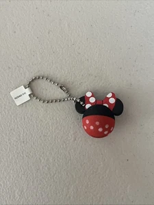 Disney Minnie Mouse Keychain Backpack Charm Figure New Foam Ball Ears Parks - Picture 1 of 3