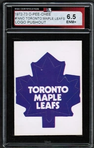 1972 73 OPC O-Pee-Chee Team Logos #16 Toronto Maple Leafs KSA 6.5 Logo Pushout - Bild 1 von 4