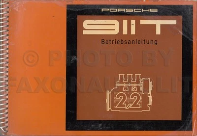 1970 Porsche 911 T Proprietari Manuale Originale IN Tedesco 911T - Immagine 1 di 4