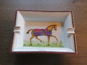 Hermes Paris Equestrian Porzellan Pferd Aschenbecher 19x15cm - Bild 1 von 5