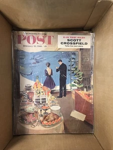 1960 FEB 20 THE SATURDAY EVENING POST MAGAZINE - NORMAN ROCKWELL AD - SP 2284 - Picture 1 of 2