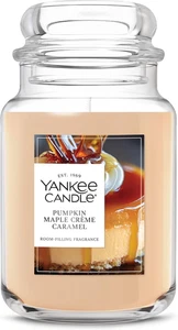 Yankee Candle Pumpkin Maple Crème Caramel 22oz Large Jar Holiday Duftkerze - Bild 1 von 11