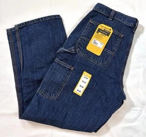 Carhartt Men's Loose Fit Utility Jeans Denim 33 X 30 Regular BD4941 Work Pants - Picture 1 of 8