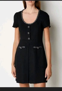 Lara LK Bennett Tweed Dress Size 12 - Picture 1 of 18