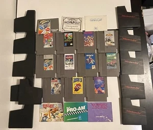 Nintendo NES Favorite Games Lot Of 11 With Sleeves And 6 Manuals Super Mario 3 - Picture 1 of 11