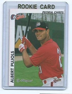 Albert Pujols 2000 00 Multi-Ad Peoria Chiefs Rookie Card   - Picture 1 of 1