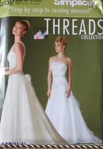 Simplicity Sewing Pattern 4652 Size 14-20 Wedding Dress - Picture 1 of 2