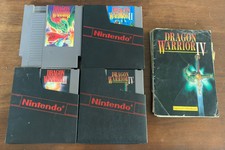 Dragon Warrior I II III IV Nintendo NES Tested Authentic OEM Manuals Maps Clean