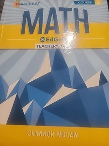 Florida BEST Course 2 Math EdGems Teacher’s Guide 2022 - Picture 1 of 2