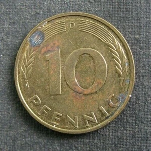 BW) 10 Pfennig 1996 "D" BRD / Deutschland / Germany / Aléman / Nemezko / D - Bild 1 von 2