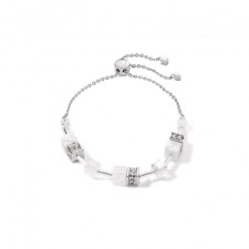 GeoCUBE® Iconic Nature White Chain Bracelet 3035/30-1400
