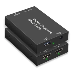 USB 2.0 HDMI Video Capture Card 1080p TV Loop For PS4 PC Game Live Streaming box - Picture 1 of 12