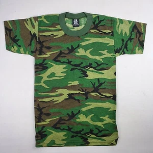 Jr G.I. Kids Size Large Green Woodland Camo Military Style T Shirt - Picture 1 of 4