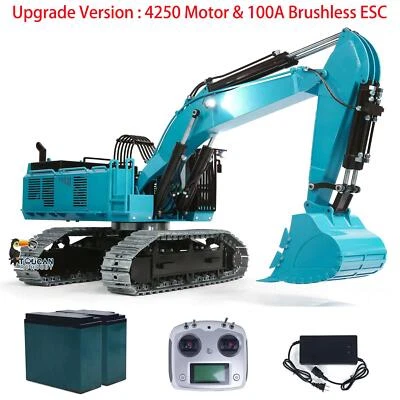 Metal Giant 150KG Hydraulic 1/8 RC Digger 385CF Remote Control Excavator Model - Image 1 of 4