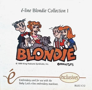 BLONDIE COL. C12 Embroidery Card - Bern.Deco, Baby Lock, Brother, Simplic TESTED - Picture 1 of 10