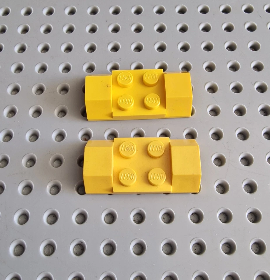 LEGO Radkasten Kotflügel 2x4 Gelb 2 stk Yellow Vehicle Mudguard 3787 A043 - Bild 1 von 1