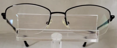 Оправа для очков унисекс для взрослых Tura R906 52-17-135 черная металлическая половина обода - Изображение 1 из 4