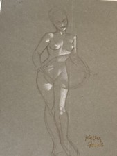 Frank Kelly Freas Beachball Beauty pin-up cheesecake glamour girl original art