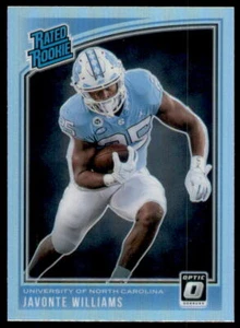 2021 Chronicles Draft Optic Holo Javonte Williams North Carolina Tar Heels #217 - Picture 1 of 2
