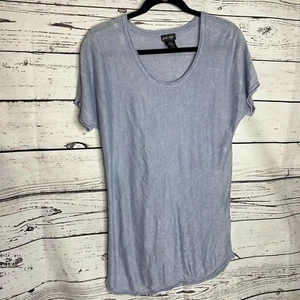 Lord & Taylor Linen Top Womens Small Short Sleeve Knit Coastal Lagenlook Casual - Picture 1 of 6
