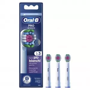 Oral-b 3D Blanco Paquete 3 Cabezales de Repuesto Originales para Cepillo - Imagen 1 de 10