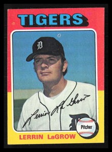 Lerrin LaGrow 1975 Topps #116  Detroit Tigers