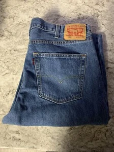 Levi's 550 Men's Jeans Size 40x32 Relaxed Fit Blue Denim 100% Cotton! - Picture 1 of 7
