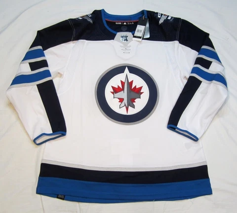 WINNIPEG JETS size 60 = 3XL  Prime Green Adidas NHL Authentic Hockey Jersey away Cover