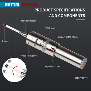 3D Light Edge Finder CNC Bearbeitungszentrum Subcenter Staberkennung Sensor 0,001 mm - Bild 1 von 7