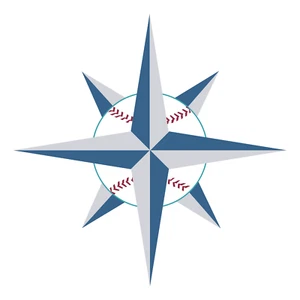 Calcomanía adhesiva troquelada de vinilo resistente a la intemperie Seattle Mariners MLB 05 - Imagen 1 de 1