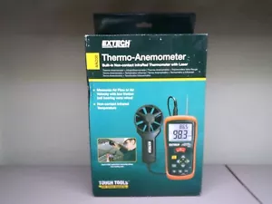 EXTECH AN200 THERMO-ANEMOMETER MIT EINGEBAUTEM BERÜHRUNGSLOSEM INFRAROT THERMOMETER - Bild 1 von 5