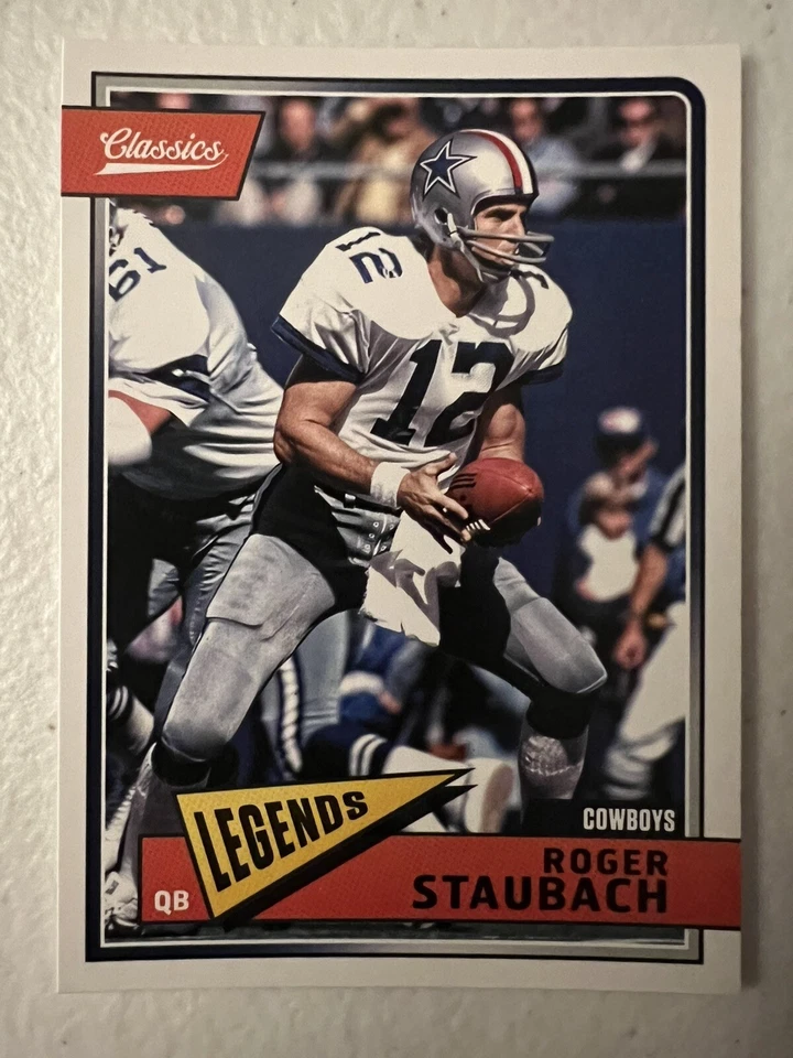 2018 Panini Classics Legends Roger Staubach Dallas Cowboys - Image 1 of 1