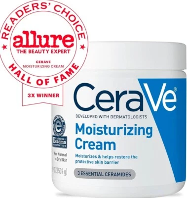 CeraVe Moisturizing Cream Jar, 19 OZ Free and Fast Shipping - Image 1 of 4