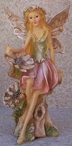 Garden Accent Free Standing Winged Fairy #2 NEW 9 3/4" tall - Picture 1 of 2