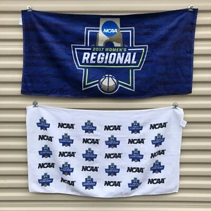 Lot Of 2 2017 Womens March Madness NCAA Tournament Gatorade Bench Sideline Towel - Picture 1 of 8