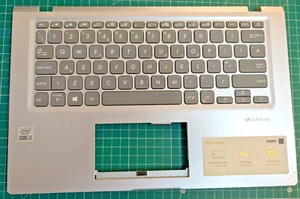 ASUS VivoBook 14 F415JA P1411 repose-poignets clavier Royaume-Uni top case 13NBOSTOM03X1 ARGENT - Photo 1/6