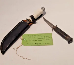 Cuchillos de hoja fija vintage de por vida. Lote de 2 - Imagen 1 de 24