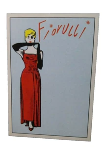 FIORUCCI STICKERS PANINI 1984 - SERIE Pin up No.112 Woman in Red classic - Picture 1 of 1