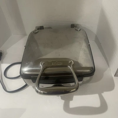 All-Clad 4-Square Gourmet DIGITAL Waffle Maker w/ Removable Plates Model #WD824D - Image 1 of 4