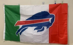 Buffalo Bills Italian 3x5 ft Flag Banner Football ● FREE SHIPPING ● Italy - Picture 1 of 1