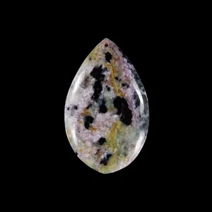 Charoite 60x37x7 mm Pendant bead GC800066 - Picture 1 of 4