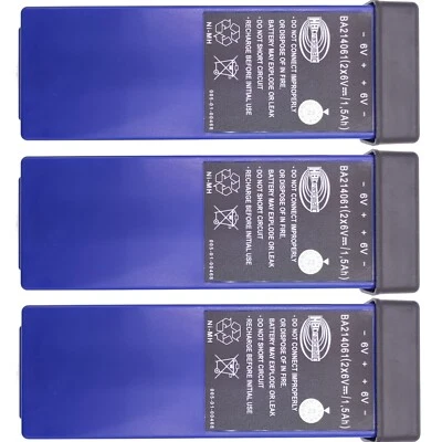 3X Original for HBC Radiomatic BA214061 BA213020 FUB10AA Battery 1500MHA Backup - Image 1 of 4