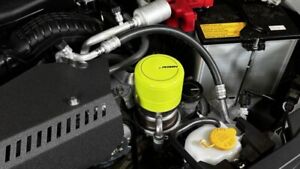 Perrin Neon Yellow Oil Filter Cover for 2015-2023 Subaru WRX BRZ FR-S 86 GR86