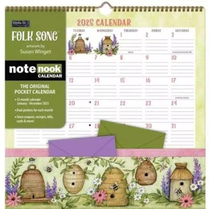 WSBL Folk Song 2025 Note Nook™ Calendar w - Picture 1 of 2