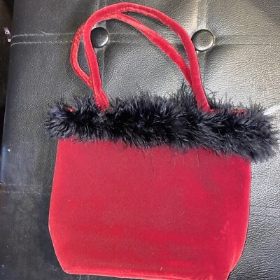 Bolso de noche sin asas rojo Bloomingdale's para mujer * Foto 1 de 4