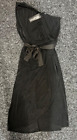 Boohoo Plus Slinky One Shoulder Wrap Belted Midi Dress, Black, Size 20, BNWT, sf