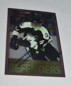1996 TOPPS FINEST - ROMAN HAMRLIK TAMPA BAY LIGHTNING DEFENDERS CARD # 93 - Picture 1 of 4